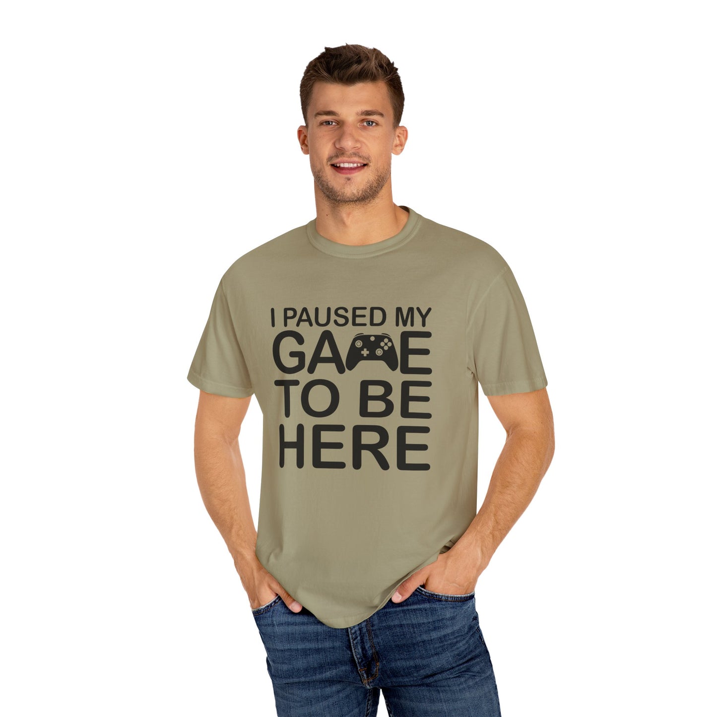 Gamer Humor T-Shirt, I Paused My Game, Casual Gamer Tee, Funny Gaming Shirt, Unisex Video Game Apparel, Great Gift for Gamers