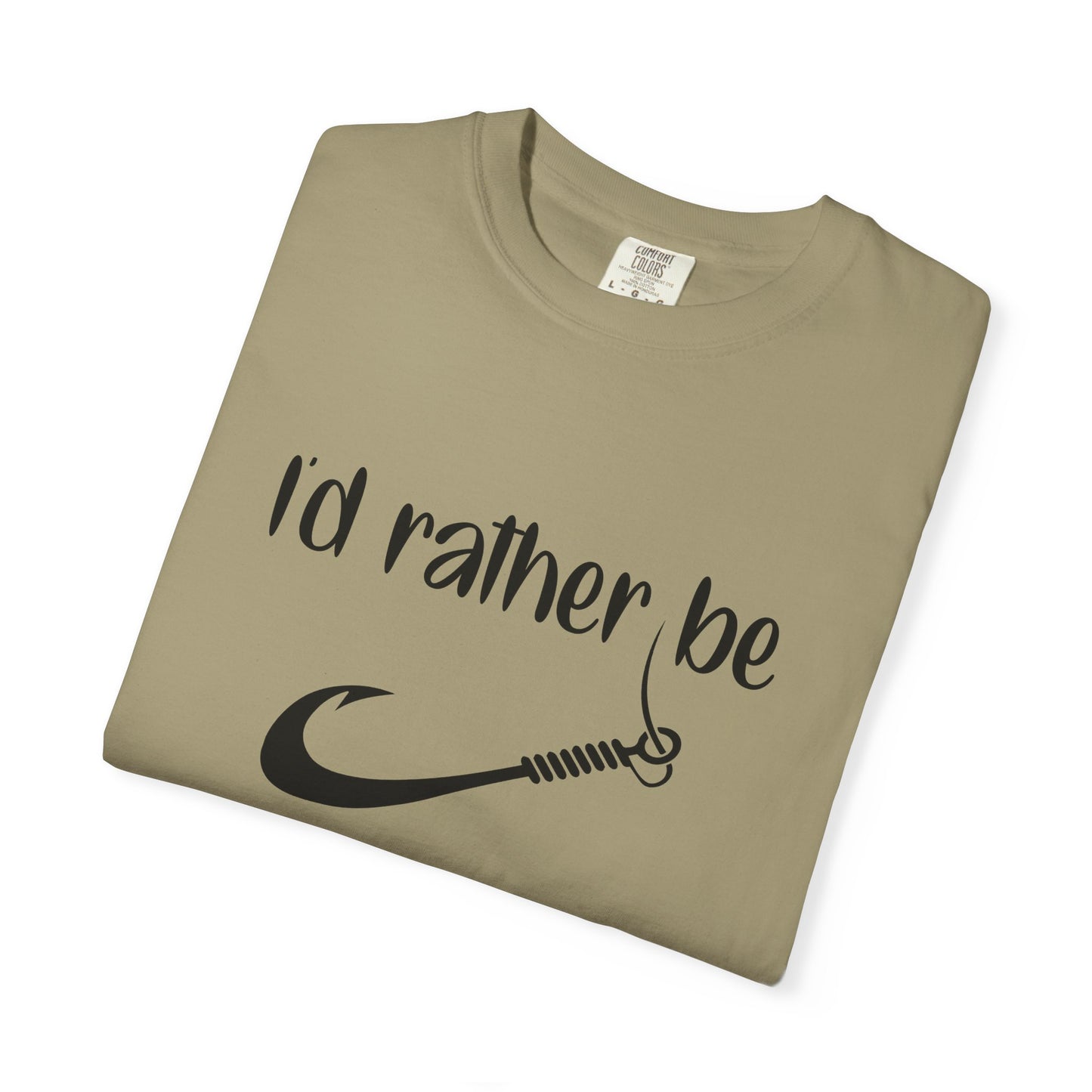 I'd Rather Be Fishing T-Shirt, Fishing Apparel Gift, Summer Outdoor Shirt, Men's Fishing Tee, Casual Fishing Lover T-Shirt